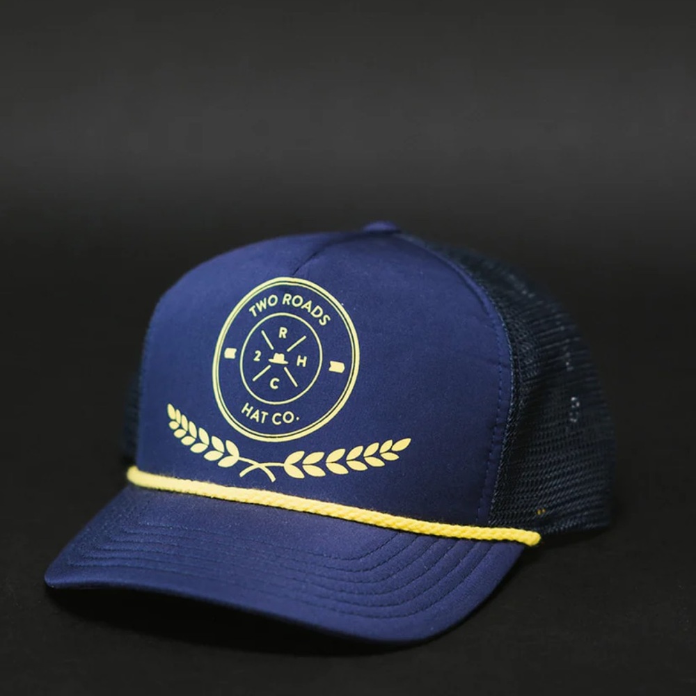 Two Roads Hat Co. POINT LOMA FOAM TRUCKER CAP - NAVY